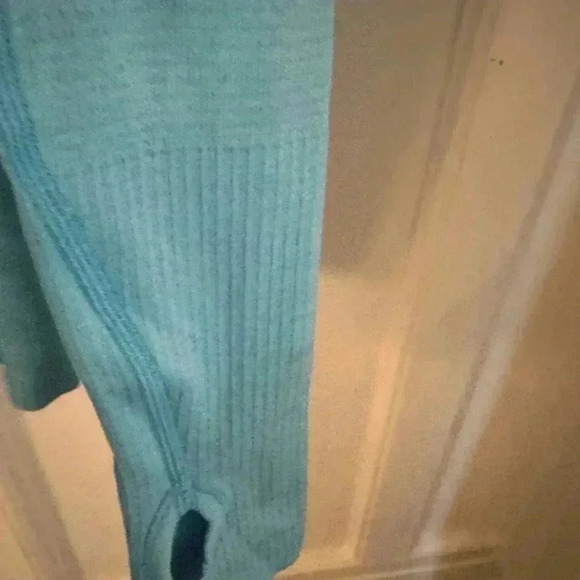 Lululemon swiftly long sleeve athletic tee blue/green size 6 - Picture 4 of 9